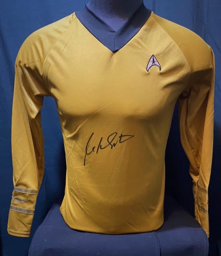 Star Trek autographed uniform